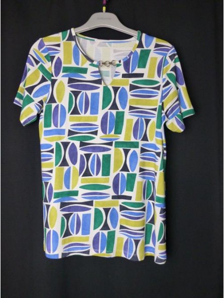 T.shirt imprimé F0485 Christine Laure Christine Laure