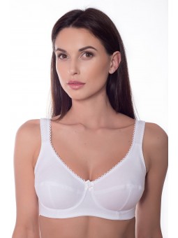 Soutien gorge uni coton sans armatures 011 GABRIELLE