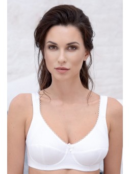 Soutien gorge uni coton sans armatures 011 GABRIELLE