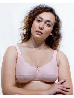 Soutien gorge uni coton sans armatures 011 GABRIELLE