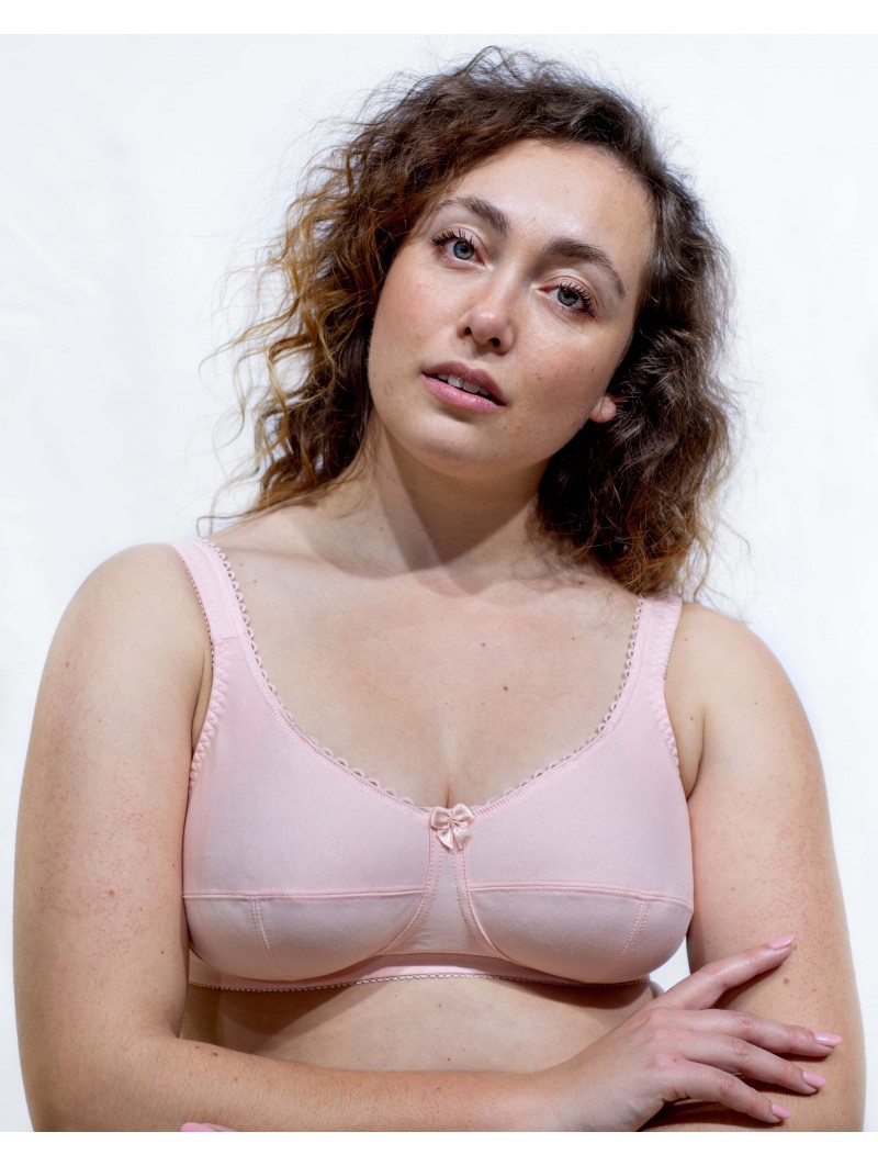 Soutien gorge uni coton sans armatures 011 GABRIELLE