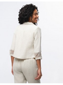 VESTE LIN F0346 Christine Laure Christine Laure