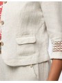 VESTE LIN F0346 Christine Laure Christine Laure