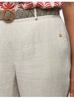 Pantacourt en lin F0347 Christine Laure Christine Laure