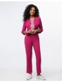 Veste chic tailleur fushia F0243 Christine Laure Christine Laure