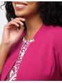 Veste chic tailleur fushia F0243 Christine Laure Christine Laure