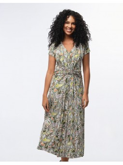 Robe longue kaki F0556 Christine Laure Christine Laure