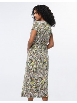 Robe longue kaki F0556 Christine Laure Christine Laure