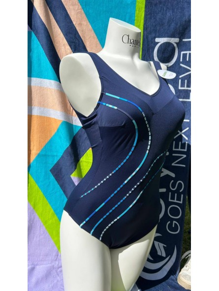 Maillot de bain uni marine 12062 C Sunmarin Sunmarin Maillot de bain uni marine 12062 C Sunmarin Sunmarin