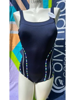 Maillot de bain uni marine 12614 C Sunmarin Sunmarin