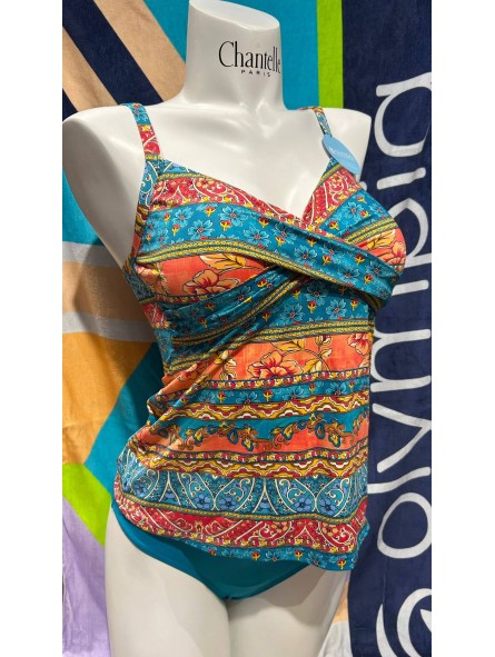 Tankini imprimé corail 38602 OLYMPIA Olympia Tankini imprimé corail 38602 OLYMPIA Olympia