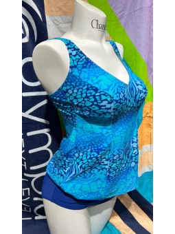 Tankini imprimé bleu 18605 C Sunmarin Sunmarin