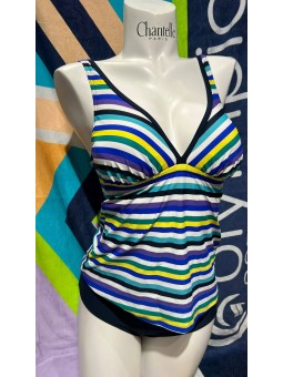 Tankini imprimé rayé 18606 Sunmarin Sunmarin