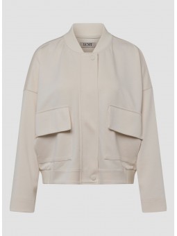 Veste courte avec de grandes poches et une patte de boutonnage dissimulée LCMT Le Comte