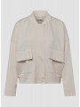 Veste courte avec de grandes poches et une patte de boutonnage dissimulée LCMT Le Comte