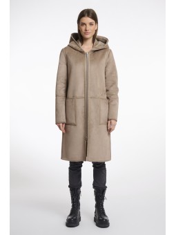 Manteau fausse peau retourné OVA 7002511 Rino&Pelle Rino&Pelle