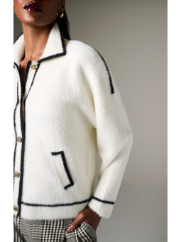 Gilet uni doux B846 K-Desing K-DESIGN