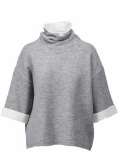 Pull col roulé chic B855 K-Design K-DESIGN