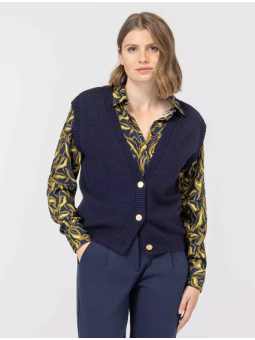 Gilet sans manches doux GRISAL Elle est ou la mer Elle est où la mer