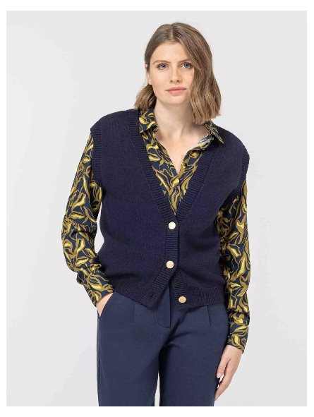 Gilet sans manches doux GRISAL Elle est ou la mer Elle est où la mer