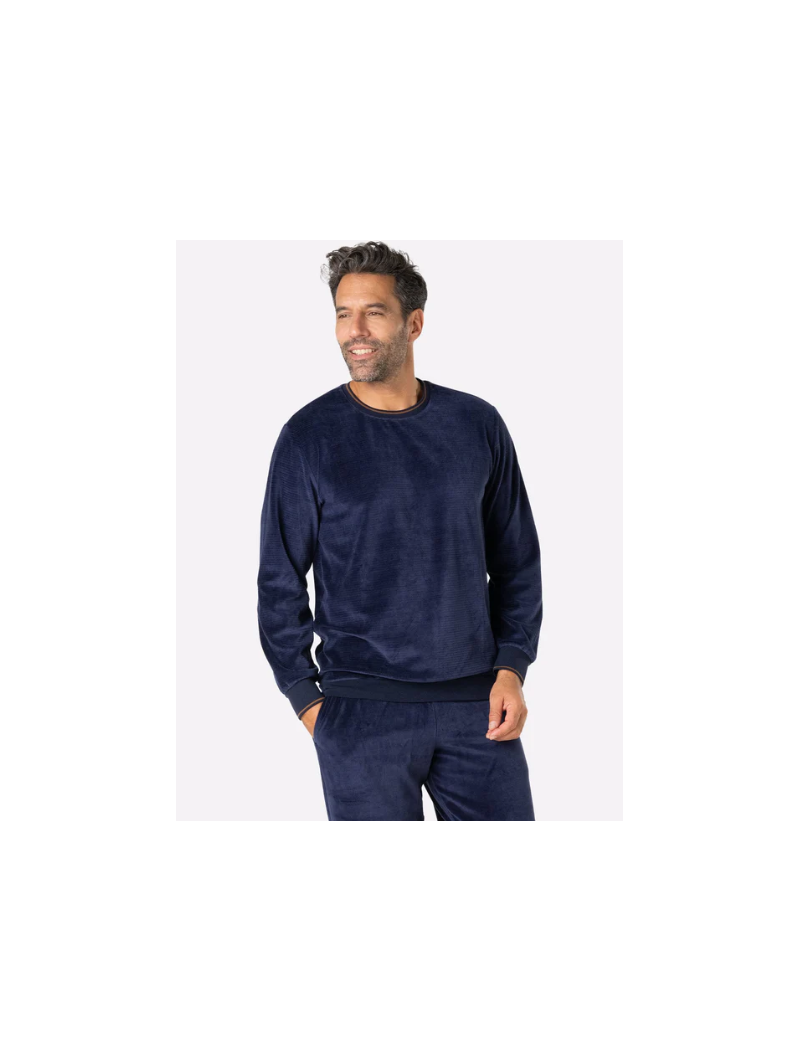 Pyjama long LU16 velours Eminence EMINENCE