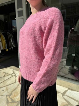 Pull femme en maille uni 222616 Rabefashion RABE