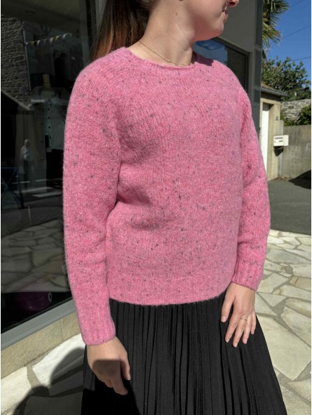 Pull femme en maille uni 222616 Rabefashion RABE