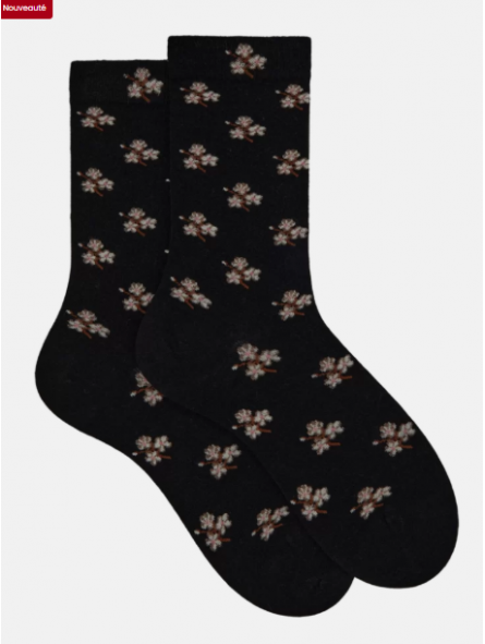 Chaussette fleurs AP516307 DD Dore Dore