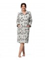Robe de chambre femme imprimé 554 Egatex EGATEX