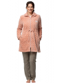 Robe de chambre zip femme courte 536 Egatex EGATEX