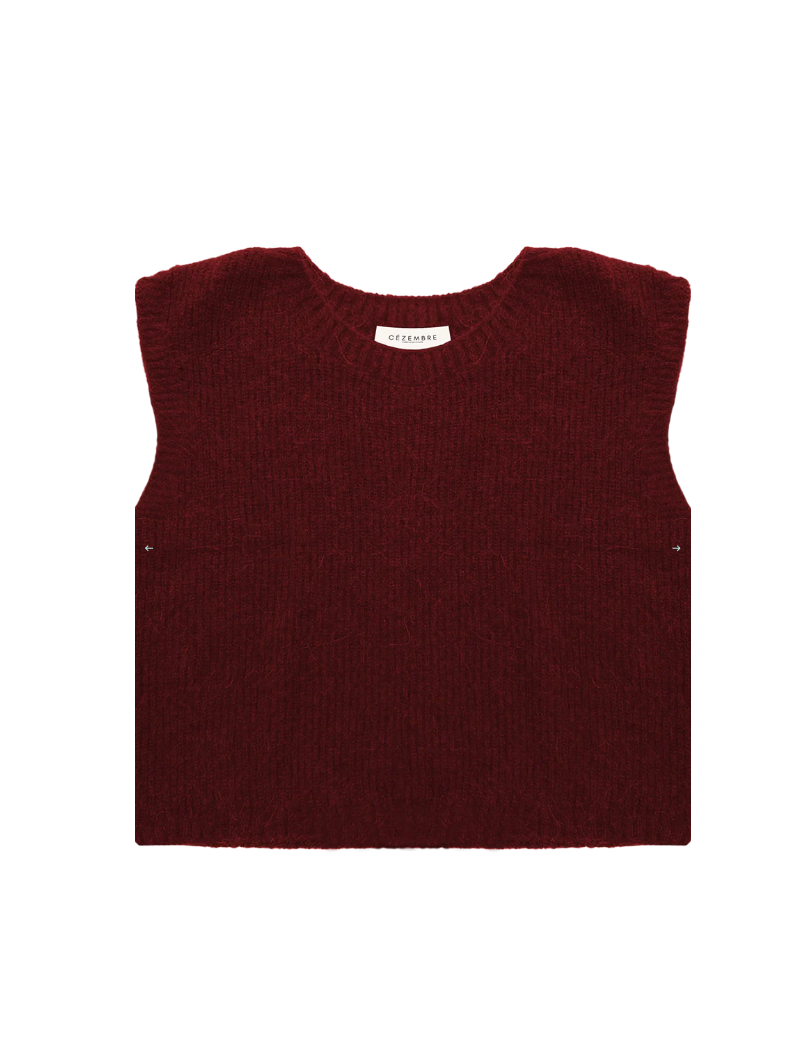 Pull sans manches en alpaga ROMY By Cézembre Cezembre