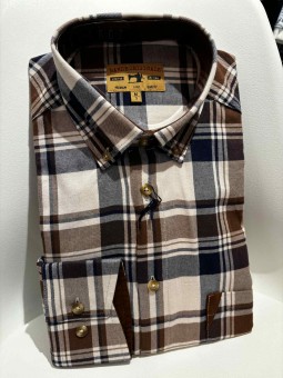 Chemise manches longues pointes boutonnées 554692-23