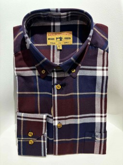 Chemise ml pointes boutonnées 553719-26