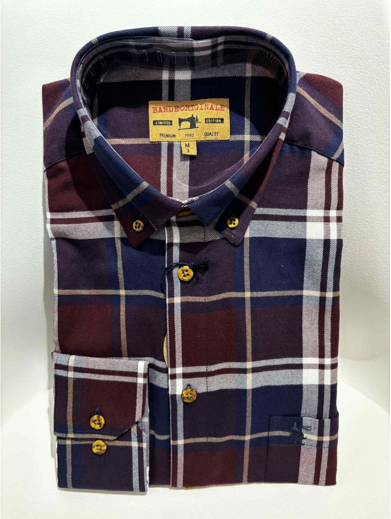 Chemise ml pointes boutonnées 553719-26