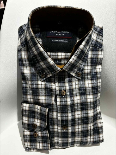 Chemise manches longues pointes boutonées 454488300 Casa Moda Chemise manches longues pointes boutonées 454488300 Casa Moda