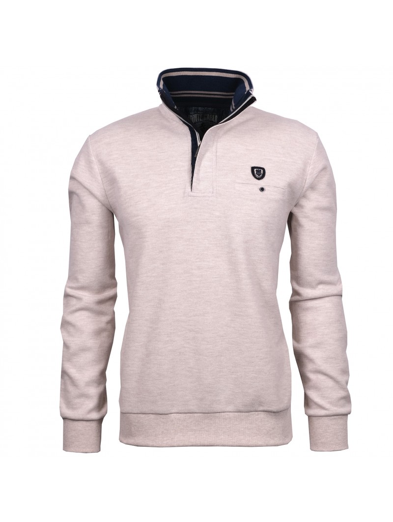 Sweat zip bleu 36552 Monté Carlo MONTE CARLO