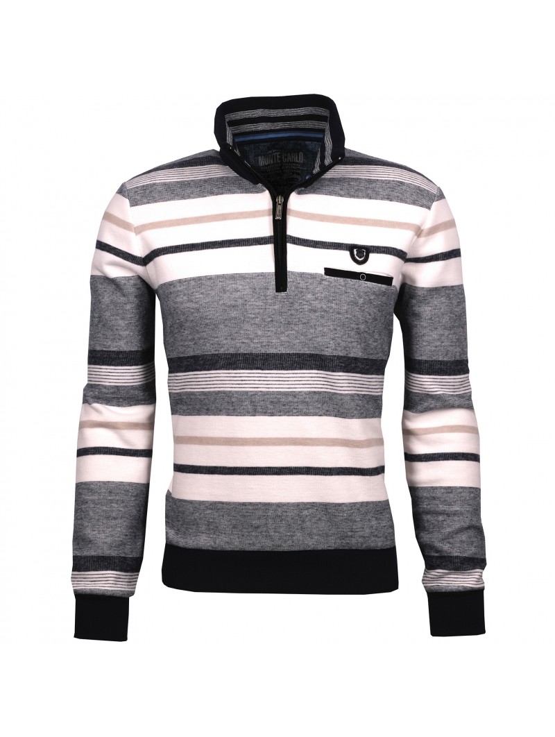 Sweat zip marine 36535 Monté Carlo MONTE CARLO