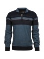 Sweat zip bleu 36485 Monté Carlo MONTE CARLO