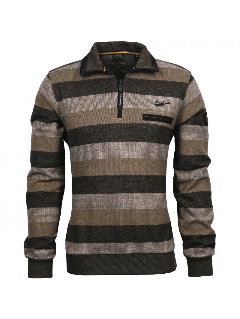 Sweat zip beige 36225 Monté Carlo MONTE CARLO