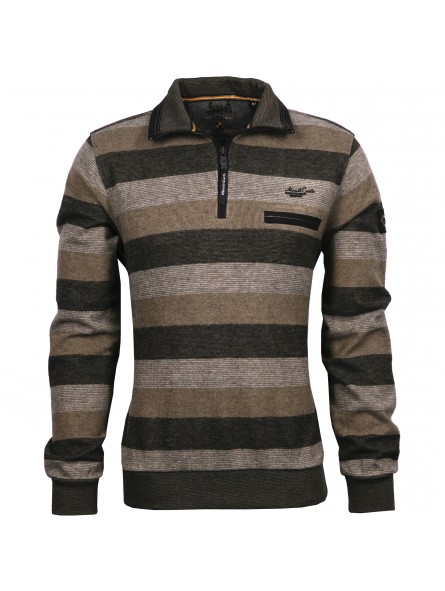 Sweat zip beige 36225 Monté Carlo MONTE CARLO Sweat zip beige 36225 Monté Carlo MONTE CARLO