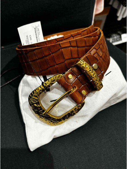 Ceinture boucle martelée 324 Faune Faune