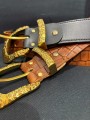 Ceinture boucle martelée 324 Faune Faune