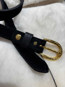 Ceinture fine boucle ronde 800 Faune Faune