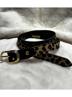 Ceinture cuir 25 mm 225 Faune