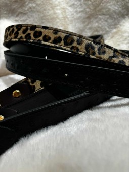 Ceinture cuir 25 mm 225 Faune