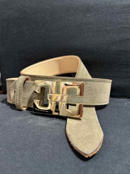 CEINTURE BOUCLE DOUBLE DORE 15 Faune