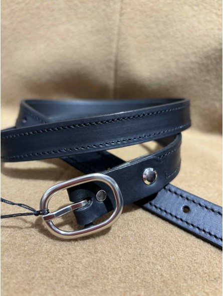 CEINTURE FINE CUIR 20MM 120 Faune