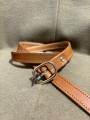 CEINTURE FINE CUIR 20MM 120 Faune