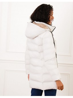 Parka longue écru mat F2215 Christine Laure Christine Laure