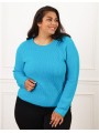 Pull chaud bleu turquoise F2145 Christine Laure Christine Laure Pull chaud bleu turquoise F2145 Christine Laure Christine Laure